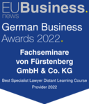 Auszeichnung EU Business News Fachseminare von Fürstenberg