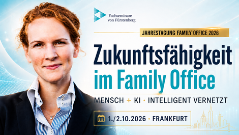 Teaser zur Jahrestagung Family Office mit Dr. Christiane Schmelter